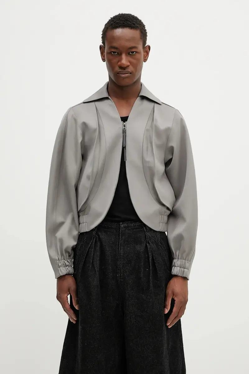 giacca in lana Apparel-Top colore grigio BO01SSJK0801GR