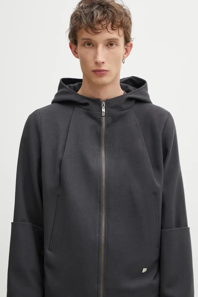 giacca in lana JACKET uomo colore grigio BO01FWJK0103GR miniatura 4