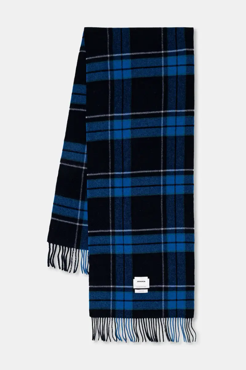 sciarpa in lana MUFFLER uomo colore blu BN01FWAC0401BK