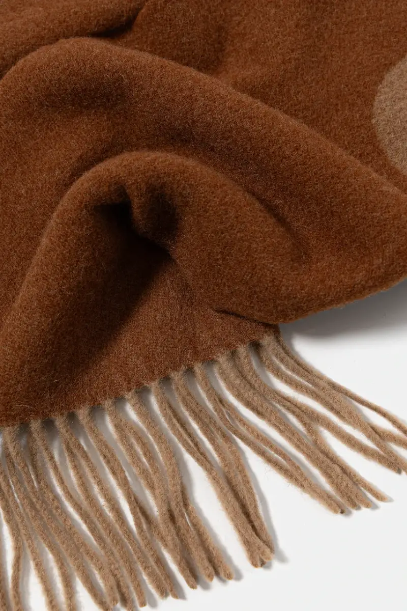 sciarpa in lana MUFFLER uomo colore marrone BO01FWAC0403BR miniatura 3