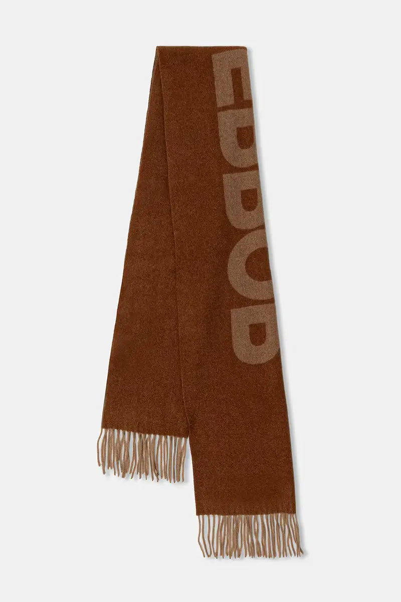 sciarpa in lana MUFFLER uomo colore marrone BO01FWAC0403BR