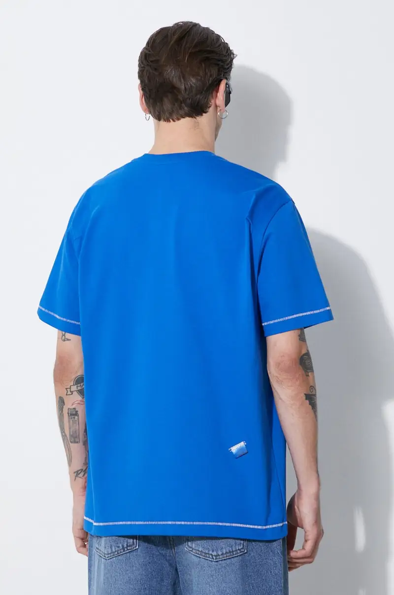 Ader Error T-shirt Uomo Blu 2808789 miniatura 3