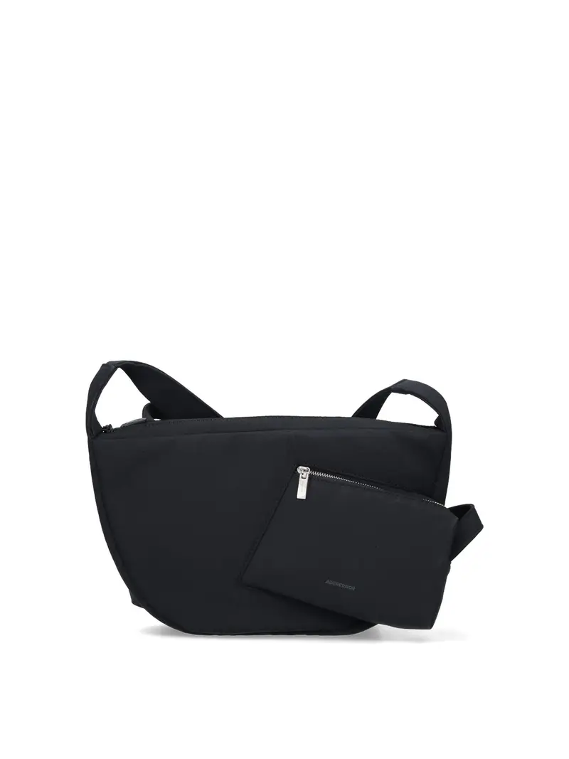 Borsa Tracolla Piccola Logo Nero