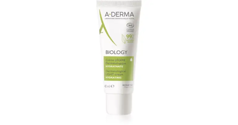 A-Derma Biology Crema Leggera Dermatologica Idratante BIO 40ML