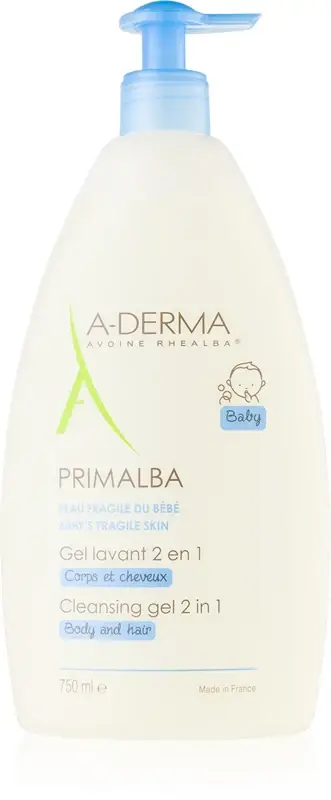 A-Derma Primalba Gel Lavante 2in1 Corpo & Capelli 750ml