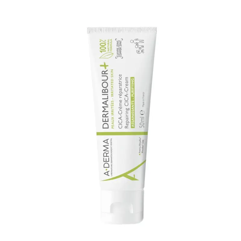 Dermalibour+ CICA-Crema ristrutturante purificante - Crema idratante viso,Crema viso pelle grassa