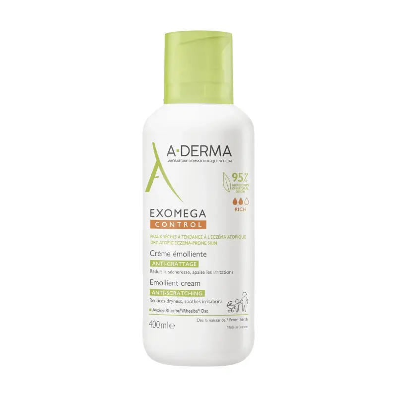 Exomega Control Crema Emolliente - Crema idratante viso