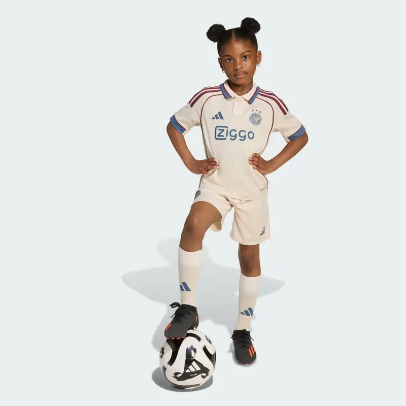 25/26 Terzo Mini Kit Bambini e Bambine Ajax Halo Ivory miniatura 3