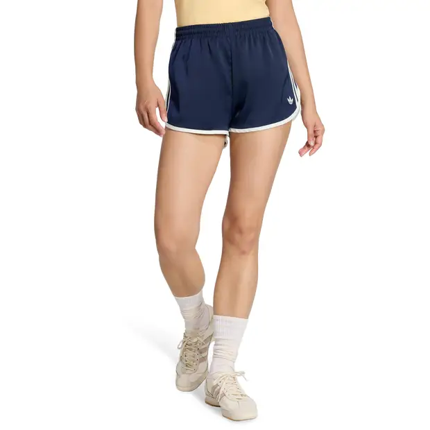 3 Stripes Sprinter Shorts Donna - Pantaloncini Blu - Mesh Blue