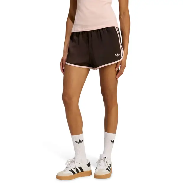 3 Stripes Sprinter Shorts Donna - Pantaloncini Marrone - Mesh Brown