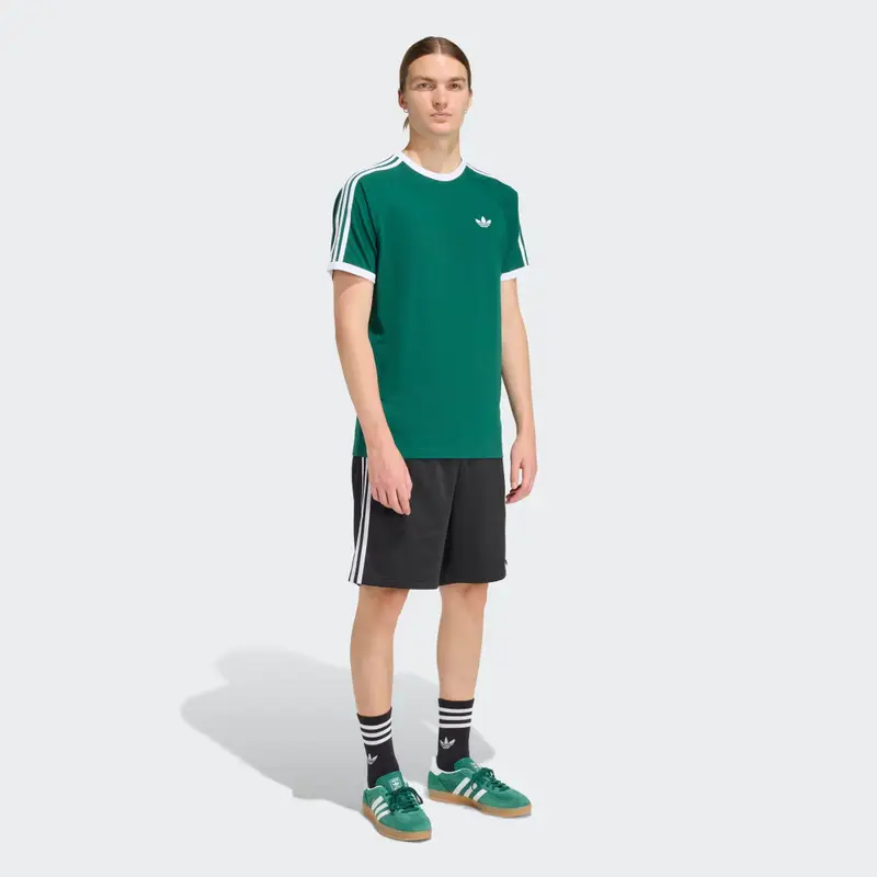 3-STRIPES TEE Collegiate Green miniatura 3