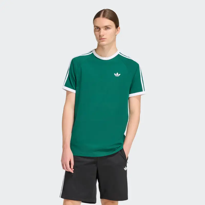 3-STRIPES TEE Collegiate Green