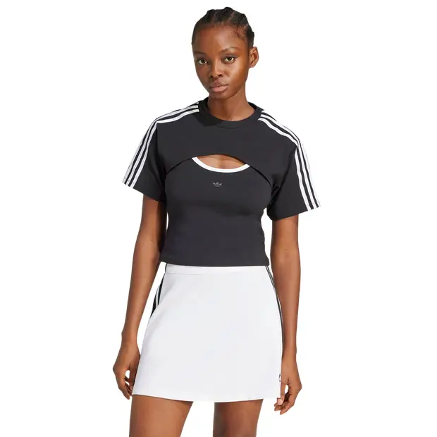 3s Cut Out Donna - Magliette Nero - di cotone Black