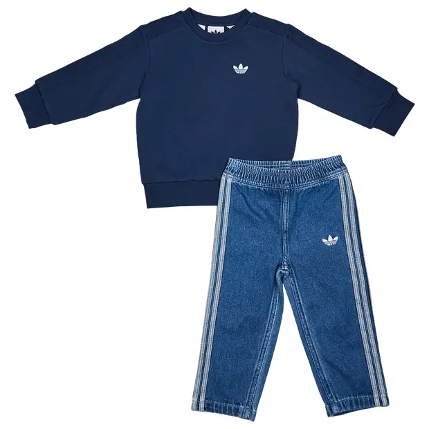 3s Denim Neonato - Tute da ginnastica Blu - - Twill di Cotone Blue