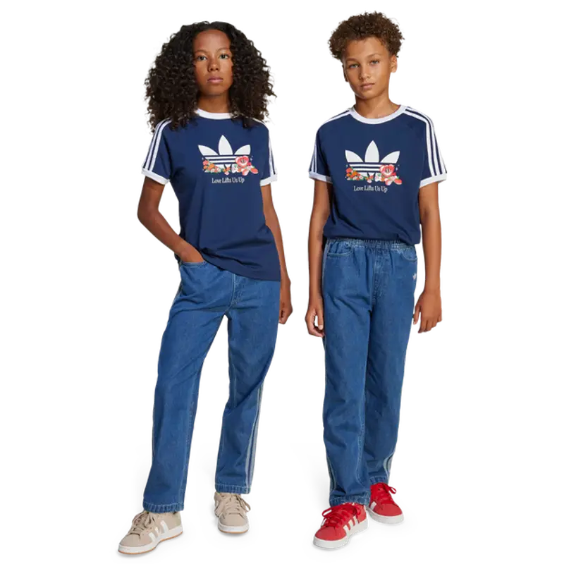 Adidas 3s Denim unisex Pantaloni - Blu - Twill di Cotone - Foot Locker