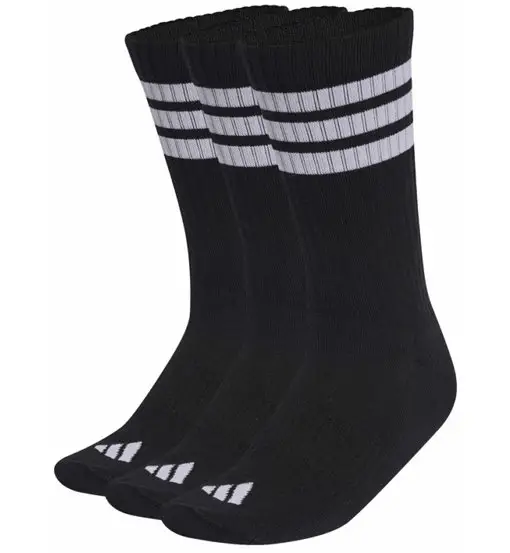 3Stripes Cushioned Sportswear Crew - calzini corti Black