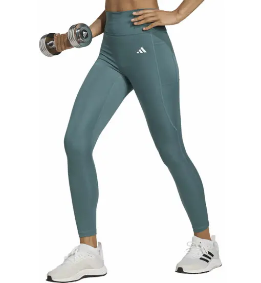 7/8 Optime Essential W - leggings fitness - donna Green