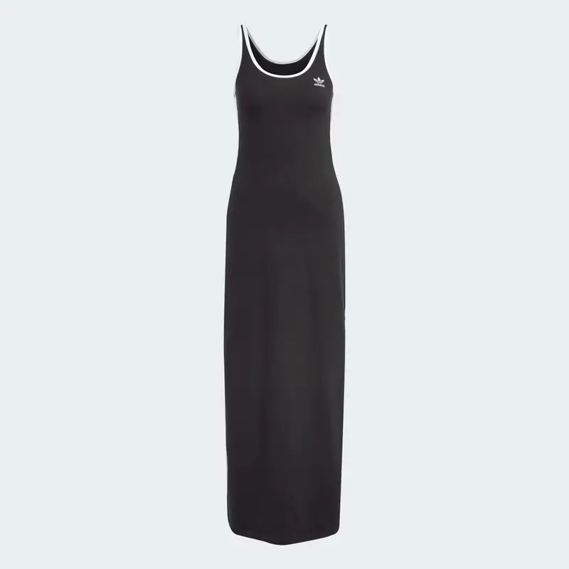 Abito adicolor 3-Stripes Tank Maxi Black miniatura 4