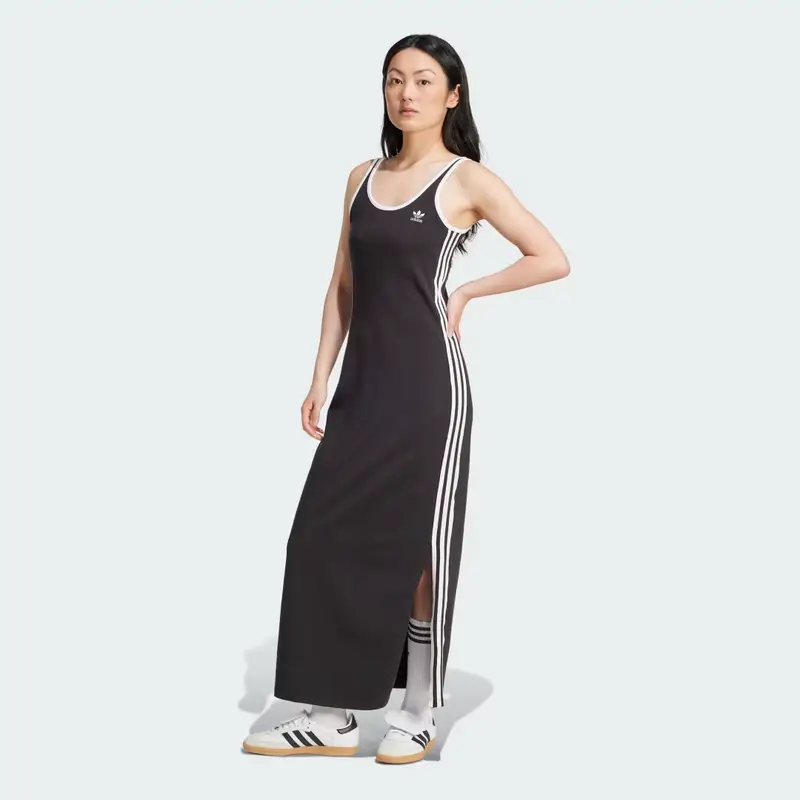Abito adicolor 3-Stripes Tank Maxi Black