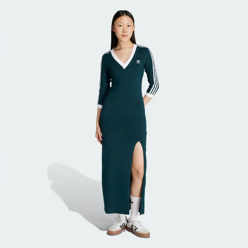 Abito adicolor Classics 3-Stripes Maxi Aurora Ivy