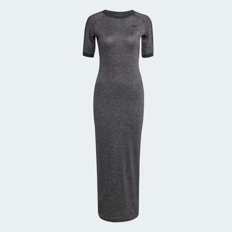 Abito Adicolor Holiday Glitter 3 strisce Black miniatura 4