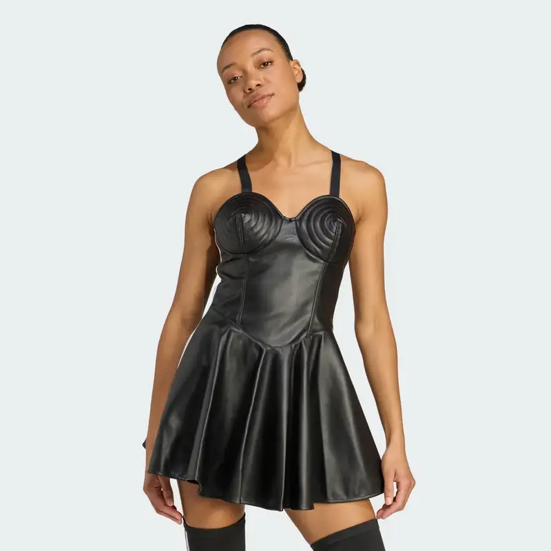 Abito adidas x Jeremy Scott Pride Faux-Leather Black