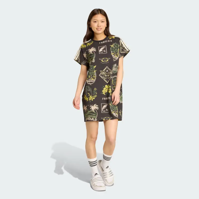 Abito Commerciale adidas X FARM Black