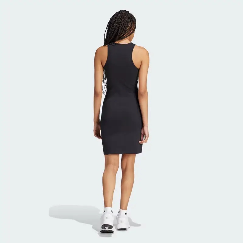 Abito Essentials Rib Tank Black miniatura 2