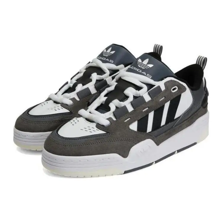 ADI2000 Grigio Nero Bianco Sneakers Unisex Grigio-Cinque Nero Assoluto Bianco Nuvola HQ6916 40 miniatura 4