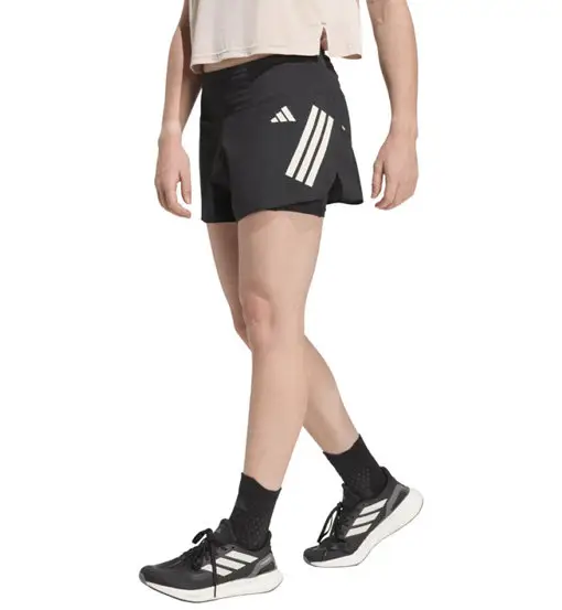 Adi365 Formotion 2in1 W - pantaloni corti running - donna Black