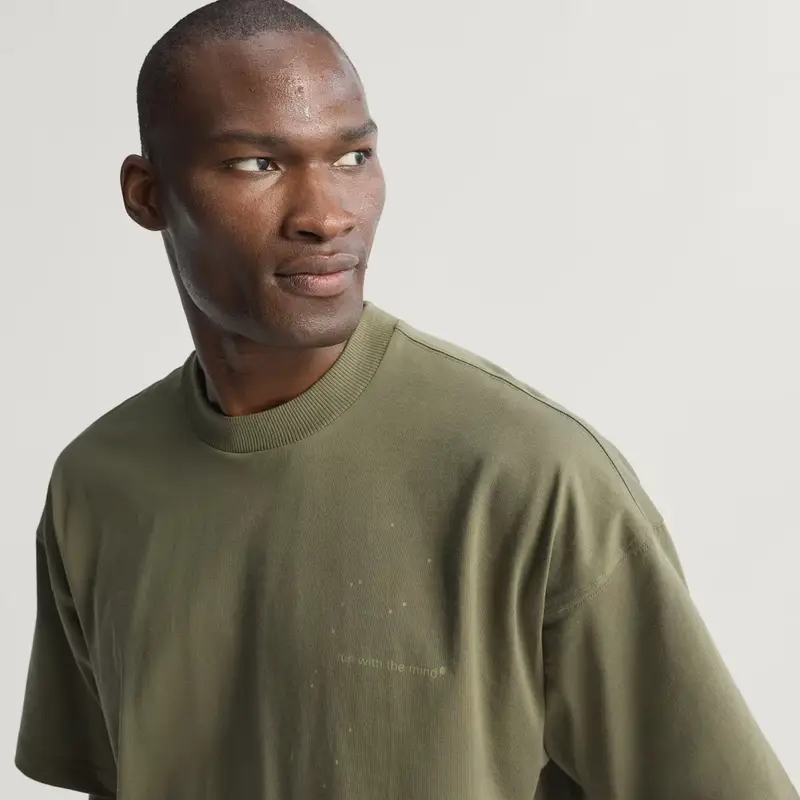 Adi365 H.Koumori Running T-shirt (genere neutro) Olive Strata miniatura 3