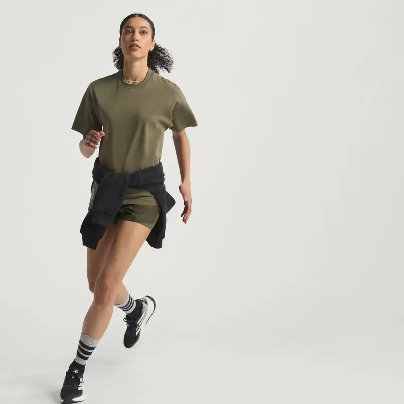 Adi365 H.Koumori Running T-shirt (genere neutro) Olive Strata miniatura 4