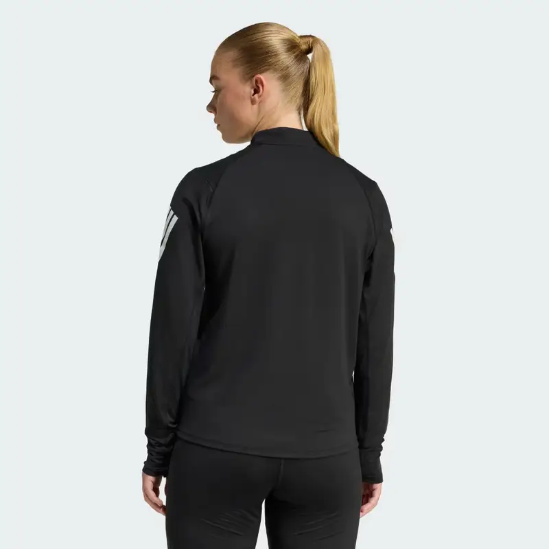adi365 Jumper Iconic Running 1/2 Zip Black miniatura 2