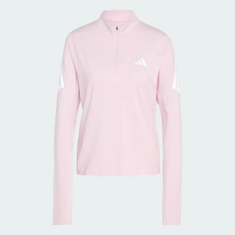 adi365 Jumper Iconic Running 1/2 Zip Clear Pink miniatura 4