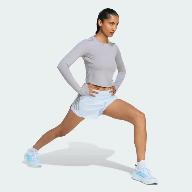 adi365 Running Essentials Longsleeve Maglia Medium Grey Heather miniatura 3