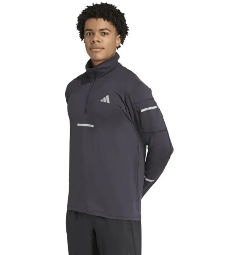 adi365 WarmHZ - felpa running - uomo Black
