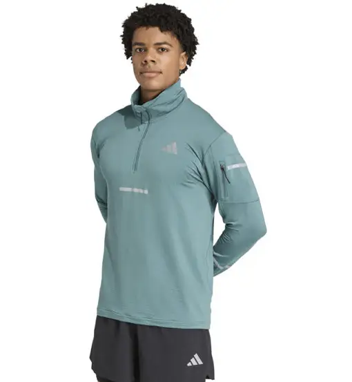 adi365 WarmHZ M - felpa running - uomo Blue