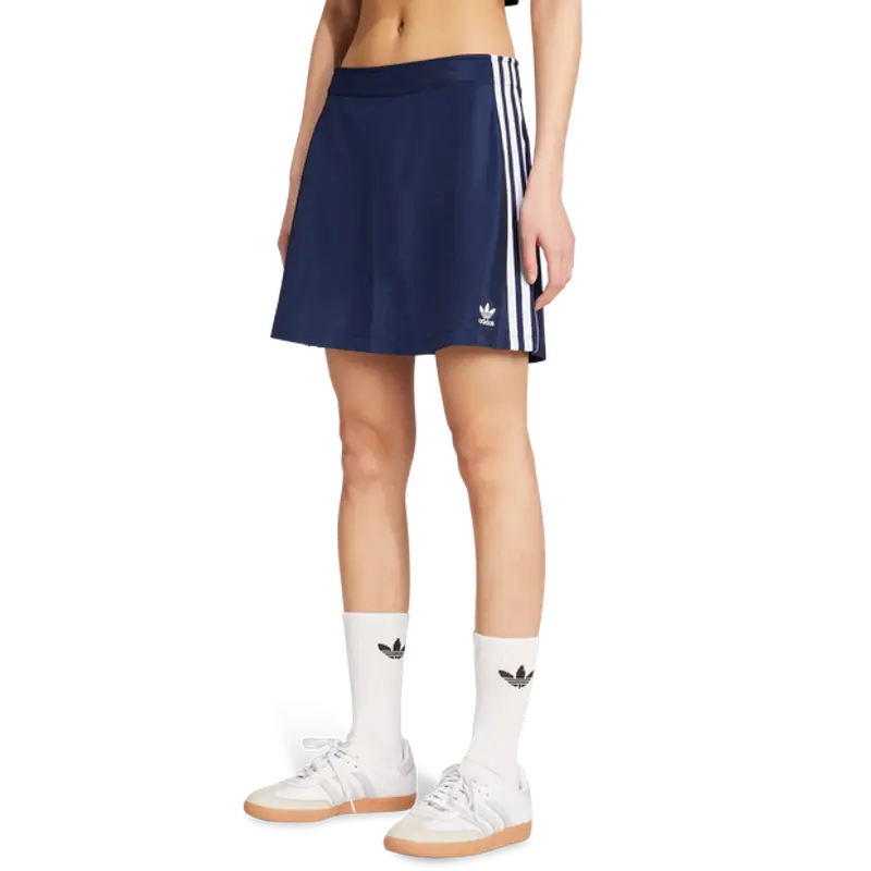 Adidas Adicolor 3-stripes Mini female Gonne - Blu - Poly Mesh - Foot Locker