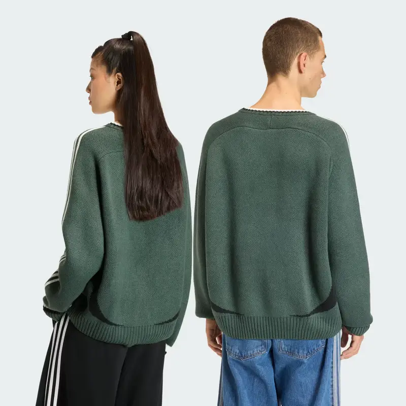 ADICOLOR BLOKECORE PULLOVER UNISEX Mineral Green miniatura 2