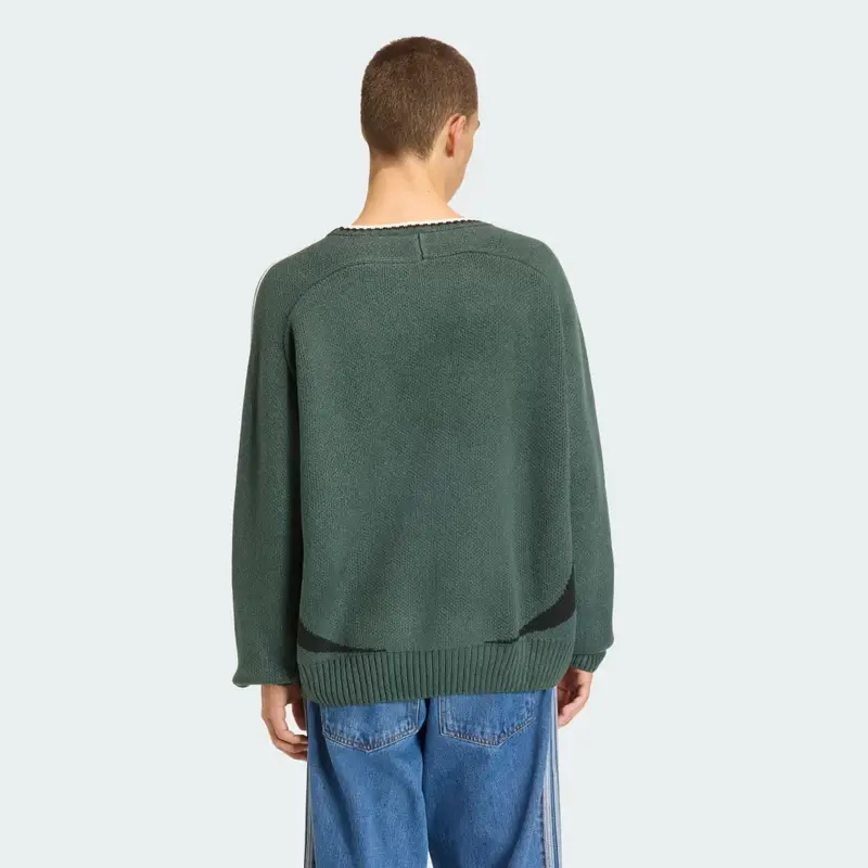 ADICOLOR BLOKECORE PULLOVER UNISEX Mineral Green miniatura 4