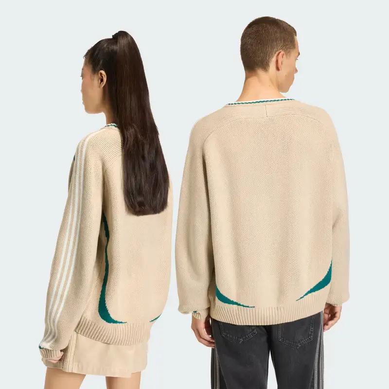 ADICOLOR BLOKECORE PULLOVER UNISEX Wonder Beige miniatura 2