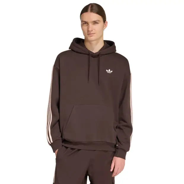 Adicolor Classics 3-stripes Hoodie Uomo - Felpe con cappuccio Marrone - di cotone Brown