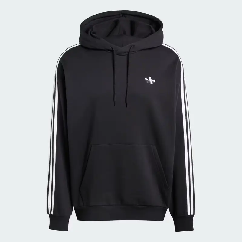 ADICOLOR CLASSICS 3-STRIPES HOODY Black miniatura 4