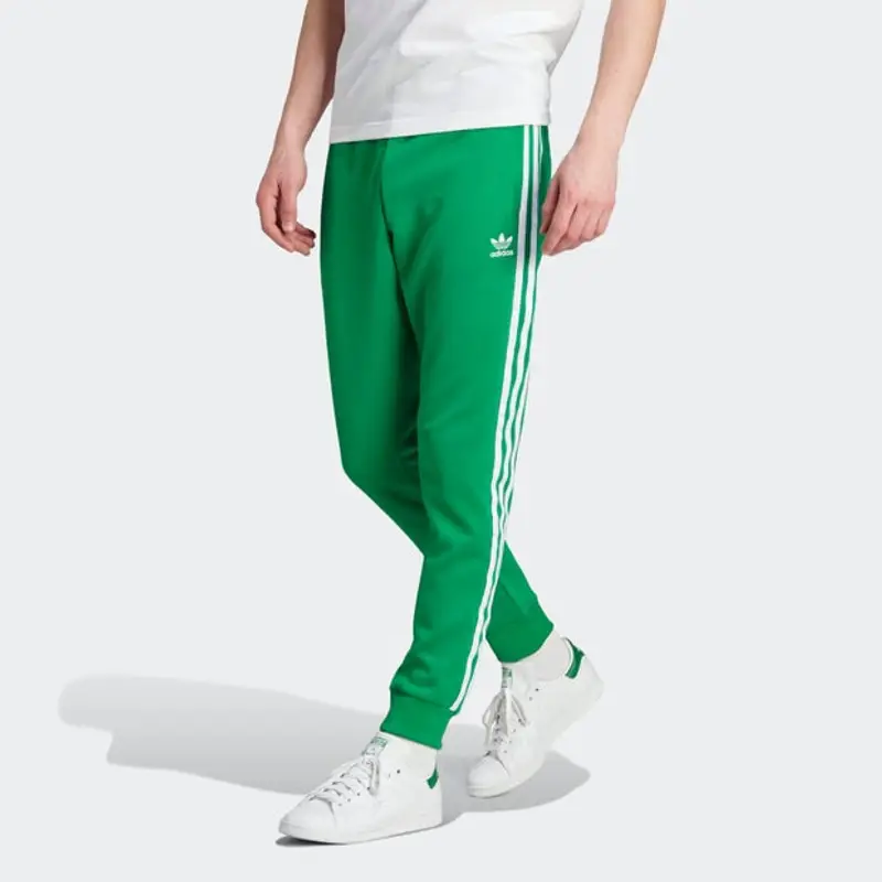 Adidas Adicolor Classics+ Sst male Pantaloni - Verde - Tela di cotone - Foot Locker
