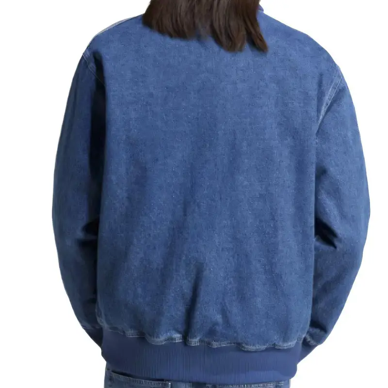 Adicolor Denim Firebird Giacca da Tuta Denim Blu Medio Uomo Streetwear JC6233 XL miniatura 4