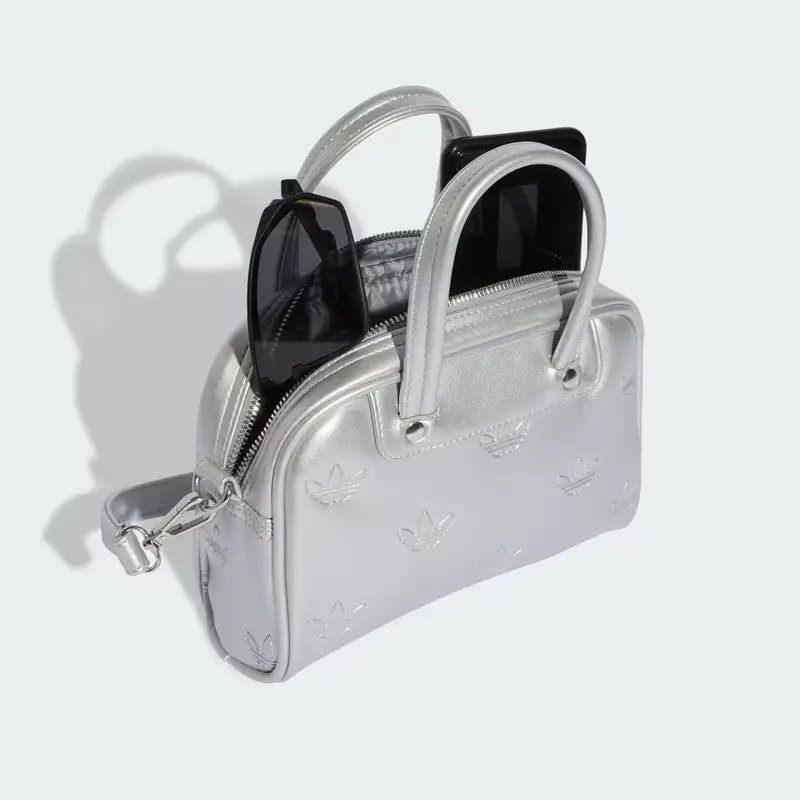 Adicolor Mini Bowling Bag Silver Metallic miniatura 4