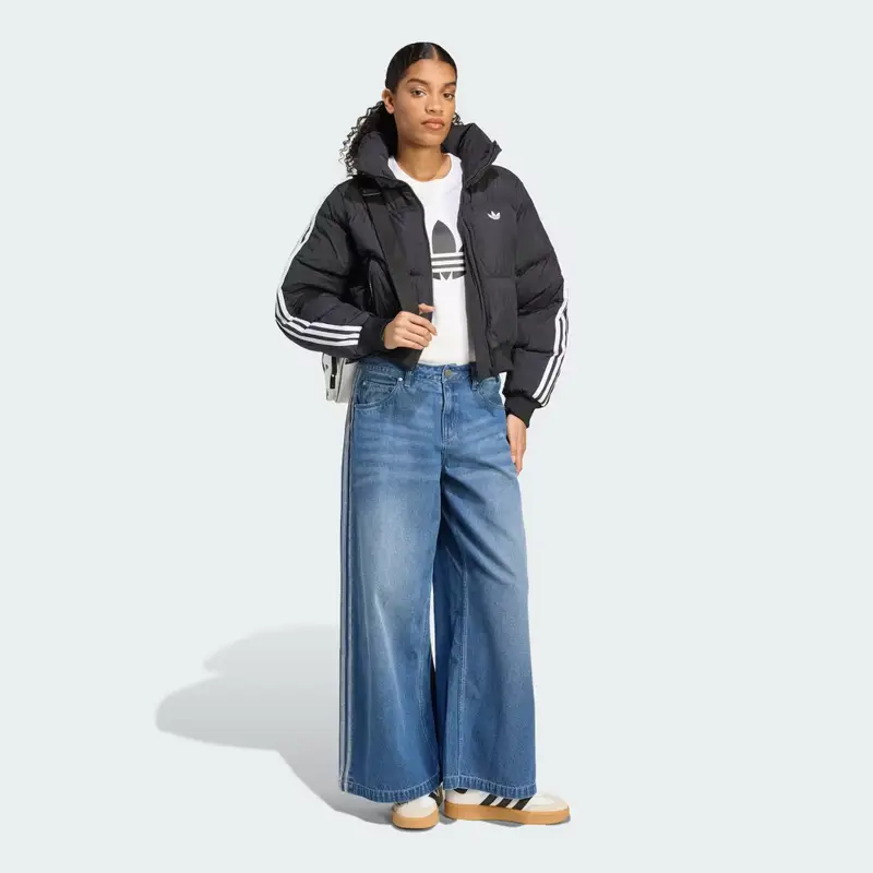 Adicolor - Piumino sintetico cropped Black miniatura 3