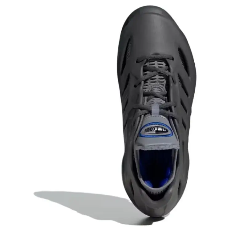 Adidas Sneakers Grigio e Blu Reale Unisex miniatura 2