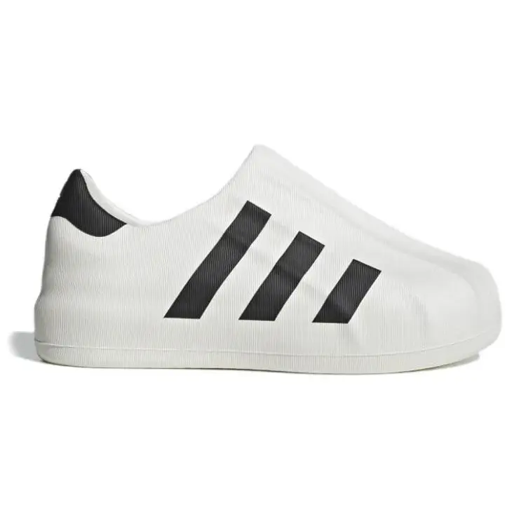 adiFOM Superstar Bianco Ottico Sneakers Unisex Nero Core HQ8750 36⅔ miniatura 2