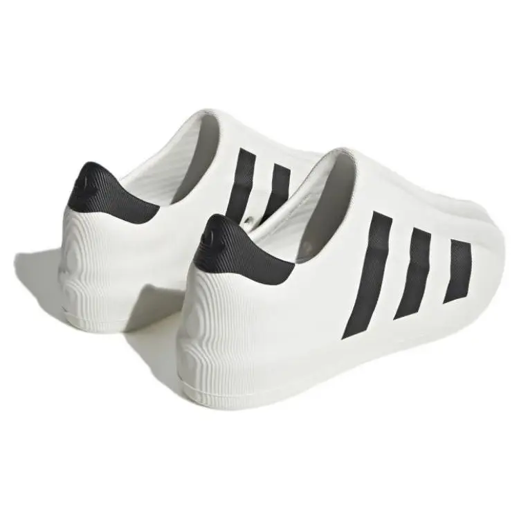 adiFOM Superstar Bianco Ottico Sneakers Unisex Nero Core HQ8750 38⅔ miniatura 3